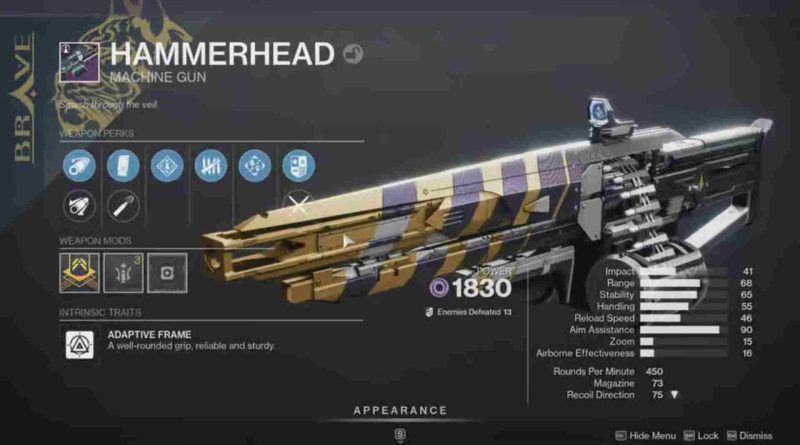 Destiny 2 Hammerhead's Resurgence - Unleashing Devastation Across PvP and PvE