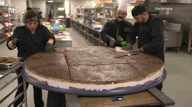 Indulging in Grandeur Irving's Spectacular Solar Eclipse Celebration with the 'World's Largest' Moon Pie