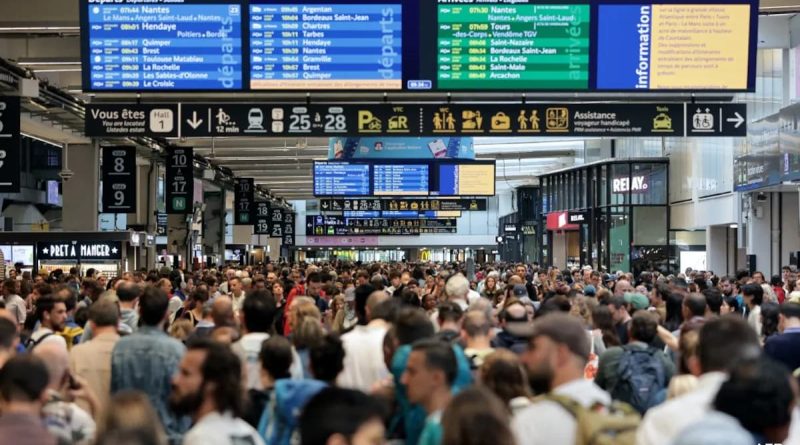 Passengers Struggle As France Suffers Second Day Of Sabotage Train Delays