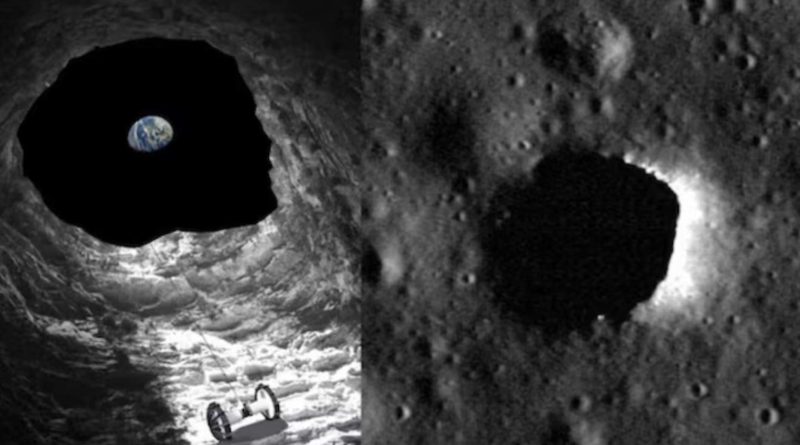 Stunning Discovery Vast Cave Found Beneath Moon's Surface