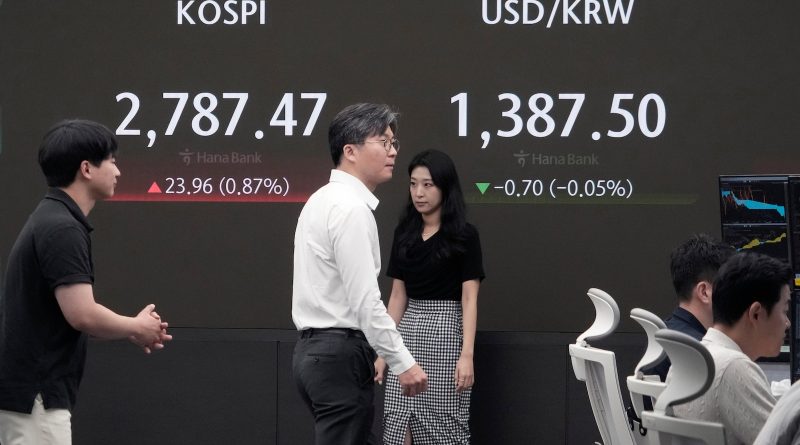 Stock market today: World shares are mixed, Chinese indexes sink, after Wall St snaps losing streak