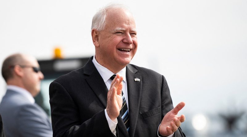 Harris poised to pick Tim Walz as vice presidential running mate