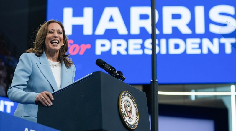 Harris raised $310 million in July, as she looks to reset race against Trump