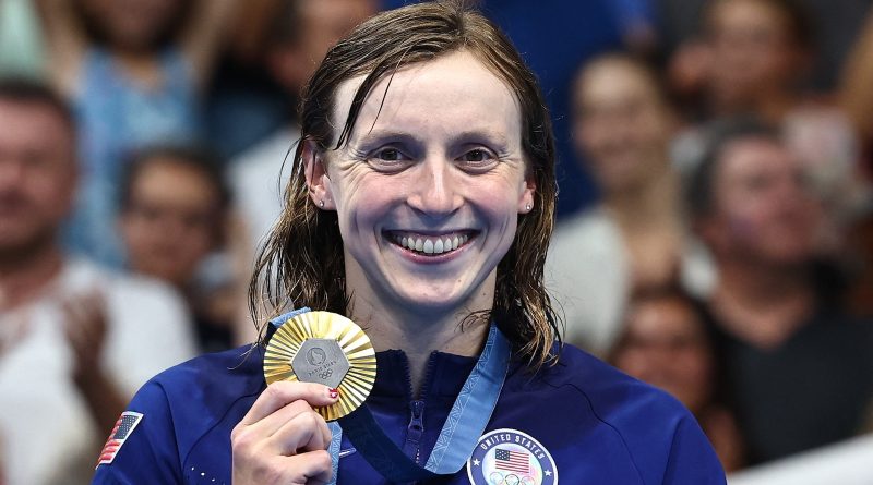 Katie Ledecky adds another gold to her collection, her 12th Olympic medal