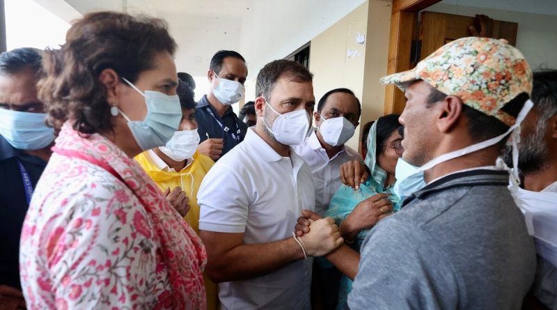 Rahul Gandhi In Landslide-Hit Wayanad