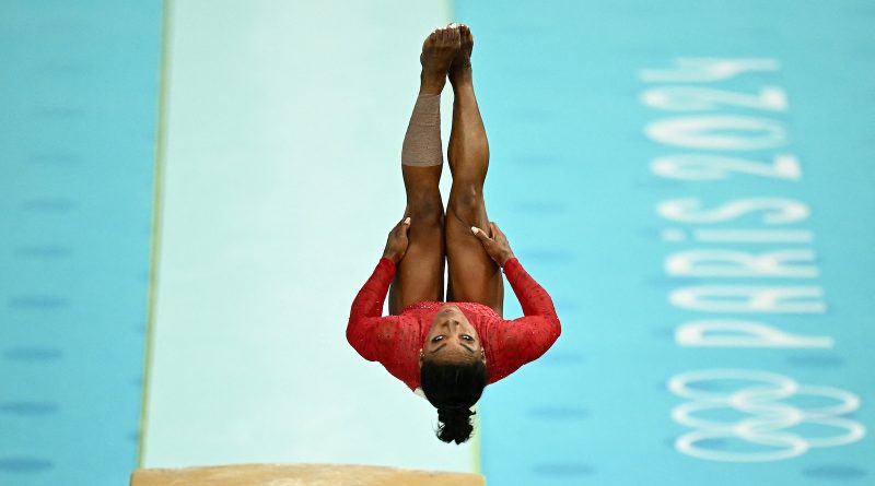 Simone Biles wins vault for 3rd gold of Paris Games