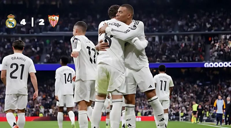 Real Madrids Thrilling Victory Over Sevilla Fueled by Mbappe and Valverde Stunners Navas Bids Farewell