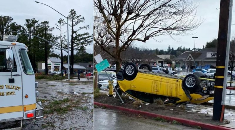Tornado Touches Down in Scotts Valley Injuring Four After San Francisco Tornado Warning
