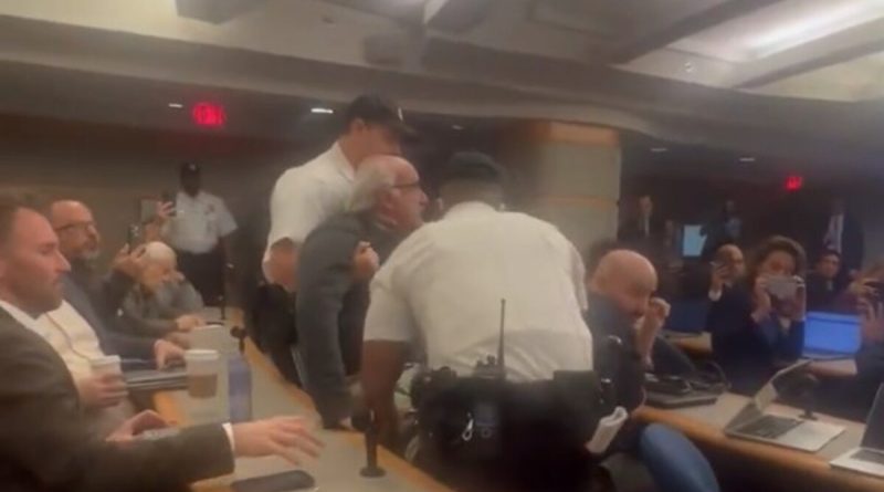 After "Secretary Of Genocide", Blinken Called "Criminal", Reporter Dragged Out