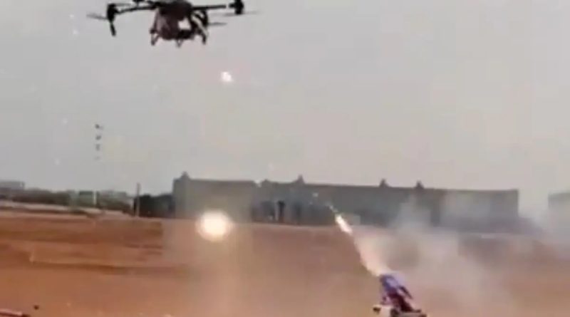 Robot Dog And Drone Fight Using Fireworks In China, Internet Says "Humanity Is Doomed"