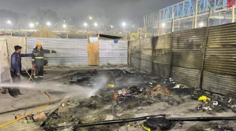 Fire At Maha Kumbh Site, One Injured