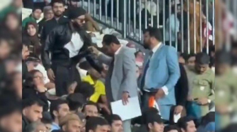 Fan In Pakistan Dragged By The Collar At Champions Trophy 2025? Internet Abuzz With 'Indian Flag' Angle