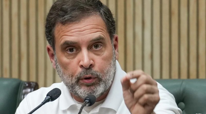 Rahul Gandhi Note On Poll Chief Selection