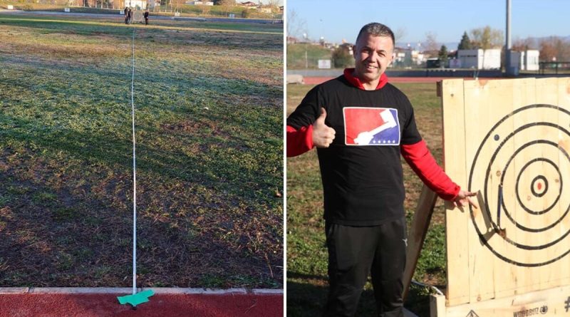 Turkish Man Smashes World Record With Axe Throw, Hits Target From Over 183 Feet