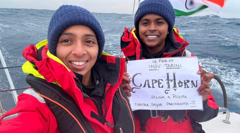 2 Navy Women Officers Cross Cape Horn, Known For Strong Winds, Towering Waves