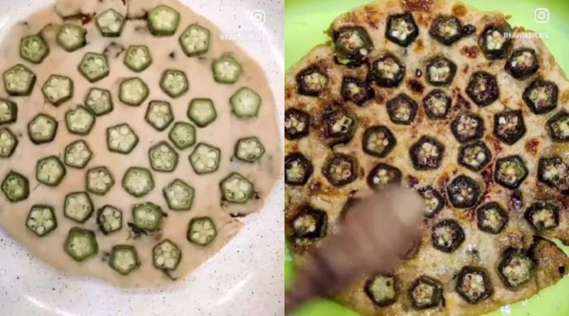 Watch: Bhindi Paratha Is The New Bizarre Combination That Is Making The Internet Cringe