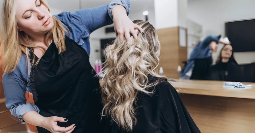 Best Hair Stylist Los Angeles Morgan Zakarin: Expert Guide to LA’s Top Talent 2 Best Hair Stylist Los Angeles Morgan Zakarin creating a flawless hairstyle for a client in LA.