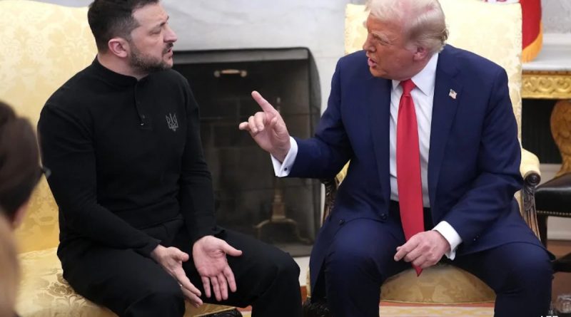 Trump, Zelensky Vance In Oval Office Shouting Match: "Make Deal Or We're Out"