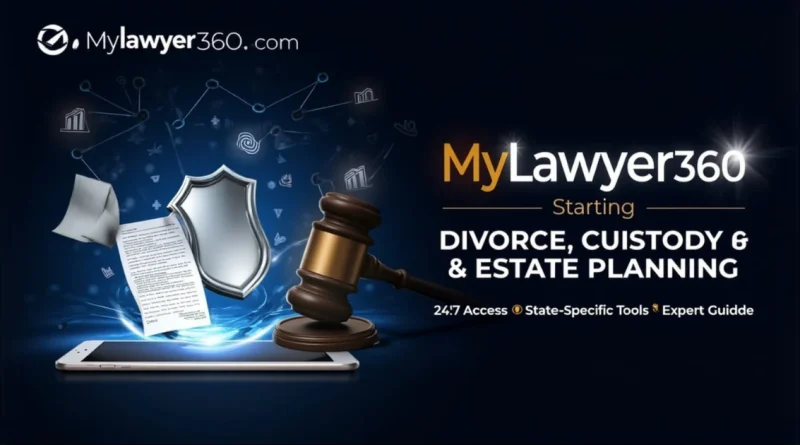 MyLawyer360.com Family legal services: Streamline divorce, child custody, and estate planning with 24/7 access, state-specific tools, and expert guidance. Affordable solutions starting at $99.