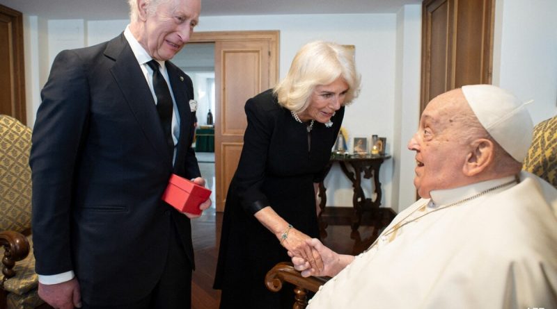 UK's King Charles, Queen Camilla Meet Recovering Pope Francis At Vatican